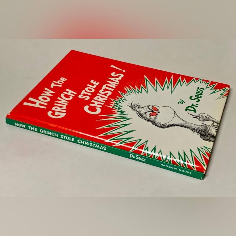 Rare Error Misprint 1957 1st Edition Hardcover HOW THE GRINCH STOLE CHRISTMAS